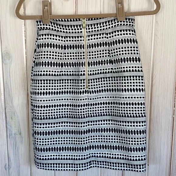 NWT H&M embroidered pencil skirt - Picture 2 of 4